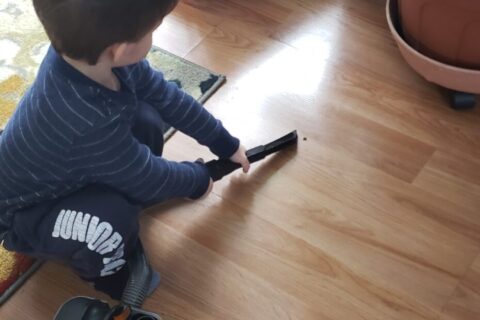 Hard worker residential cleaning