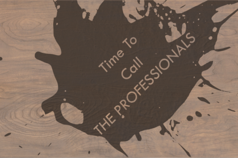 It is time to call the professionals